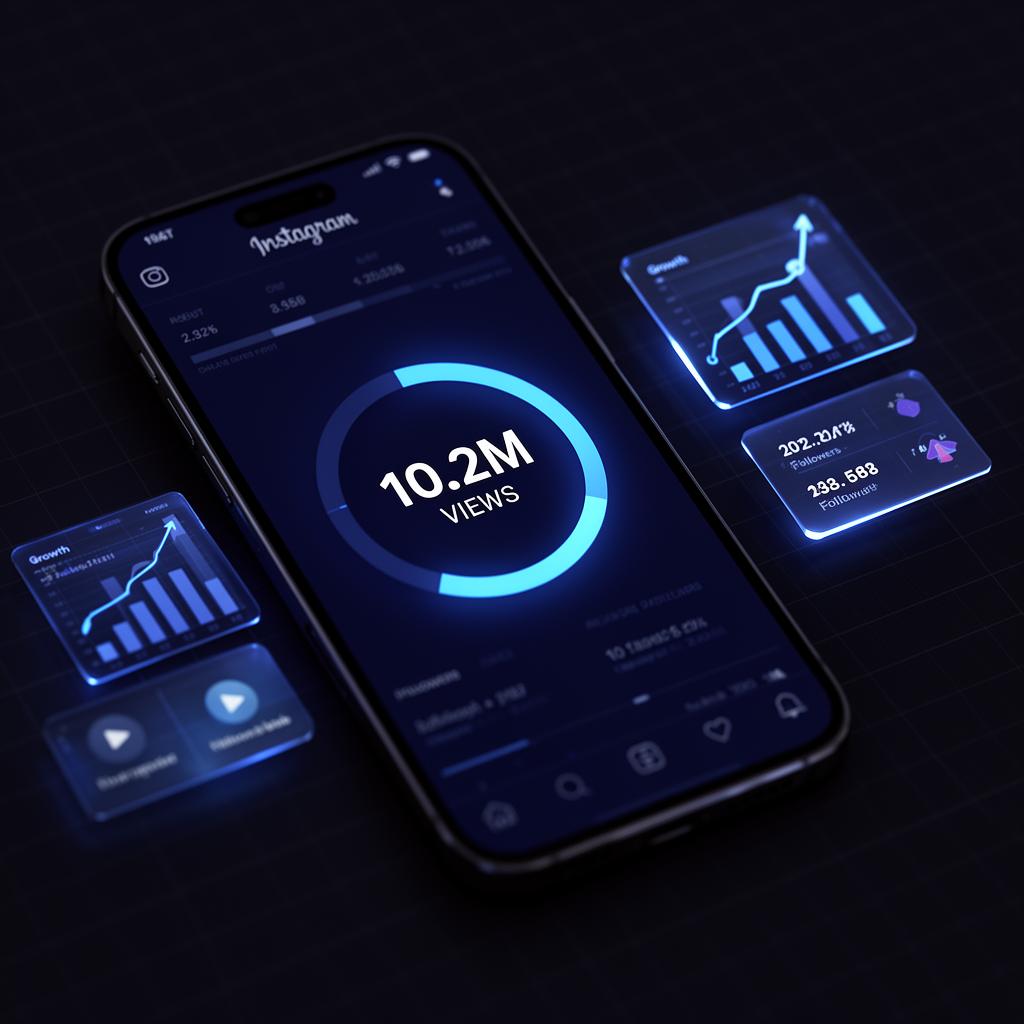 Crescimento de visualizações